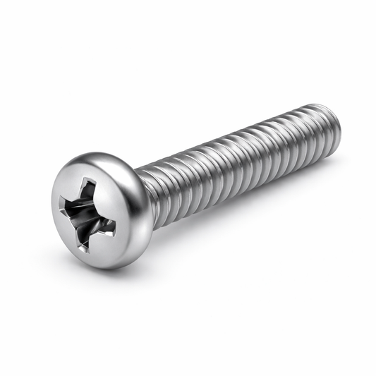 M2X4 SS 304 PAN PHILLIPS SCREW DIN 7985